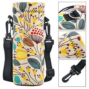 NEW Water Bottle Sling Case Bag Carrier Holder, insulated super cute 🌸